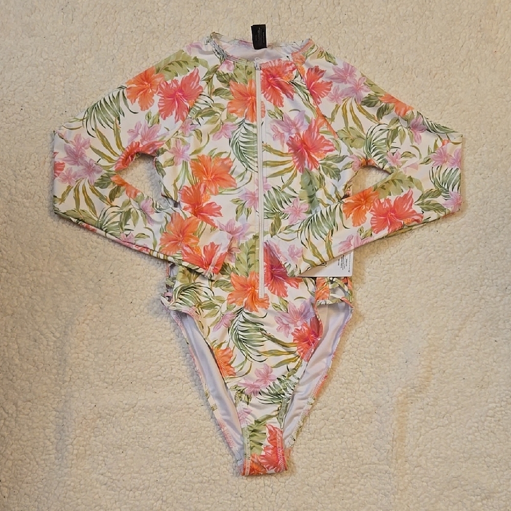 Hurley Foral Side CrissCross Surfsuit.